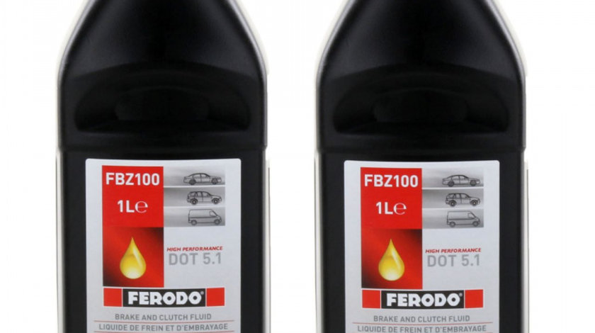 Set 2 Buc Lichid Frana Ferodo Dot 5.1 1L FBZ100