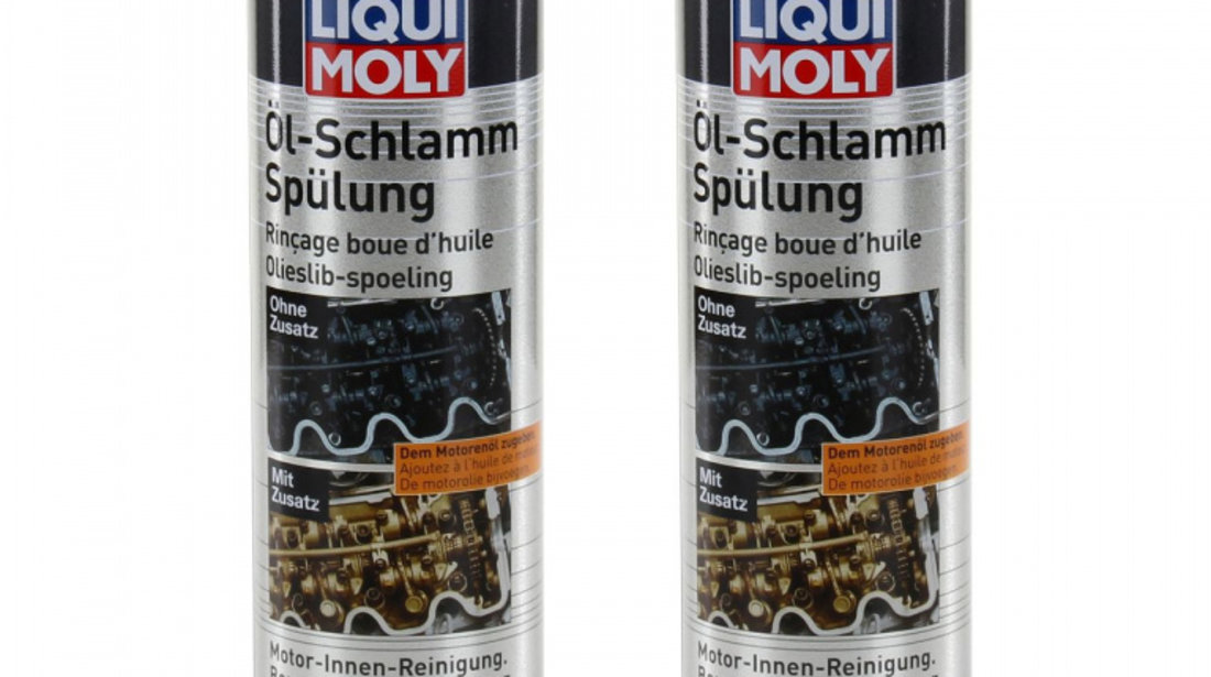 Set 2 Buc Liqui Moly Aditiv Ulei Indepartare Depuneri Namol 300ML 5200