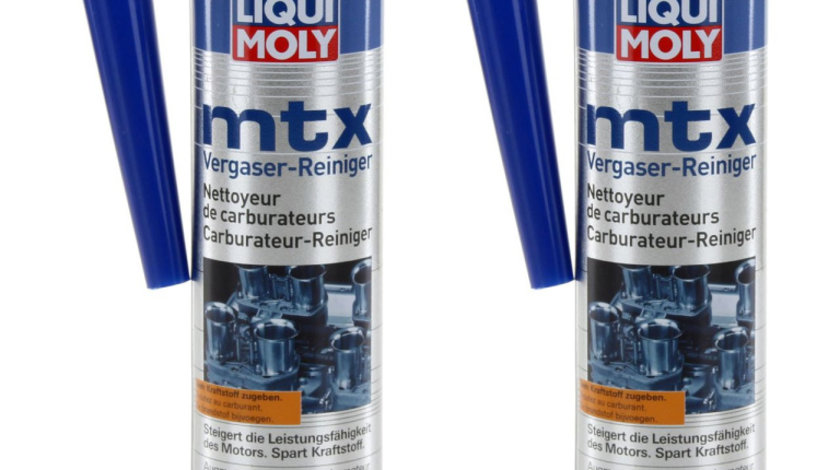 Set 2 Buc Liqui Moly Mtx Aditiv Benzină Liqui Moly Pentru Curatare Carburator șI Supape 300ML 5100