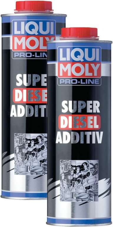Set 2 Buc Liqui Moly Pro-Line Aditiv Super Diesel 1L 5176
