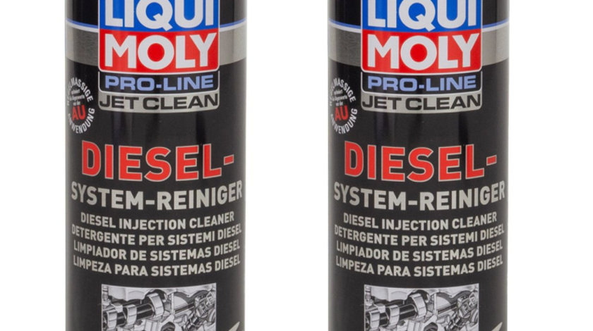 Set 2 Buc Liqui Moly Pro-Line Jet Clean Aditiv Curatat Sistem Injectie Diesel 500ML 5154