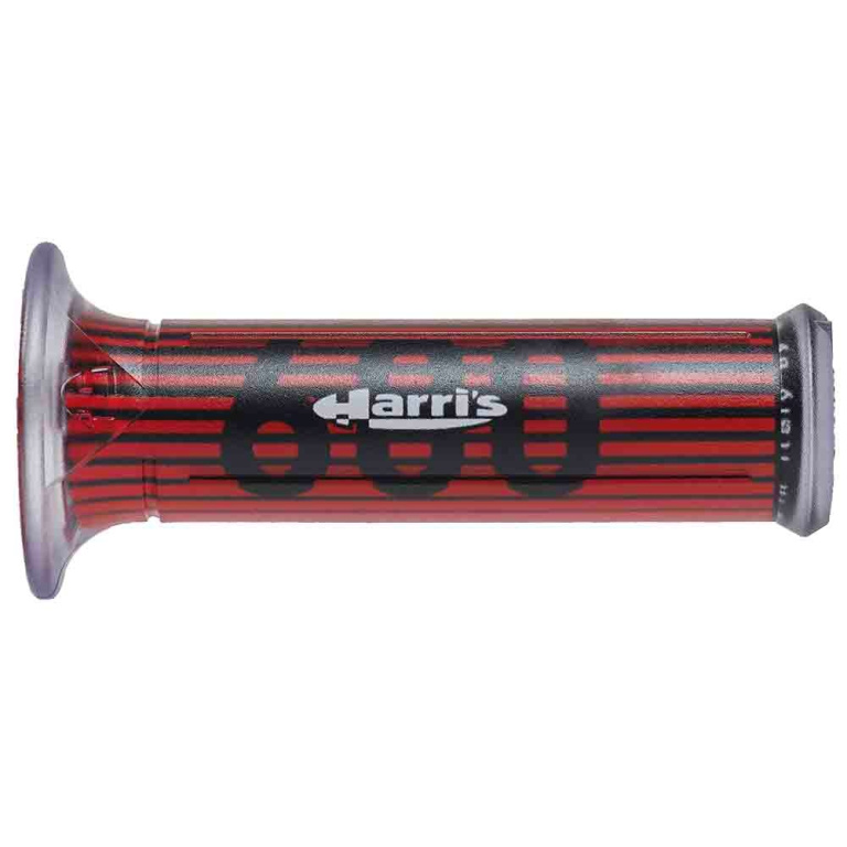 Set 2 Buc Manere Ghidon Moto Ariete Harri’s Grip Road Negru / Rosu 01687/F-DR