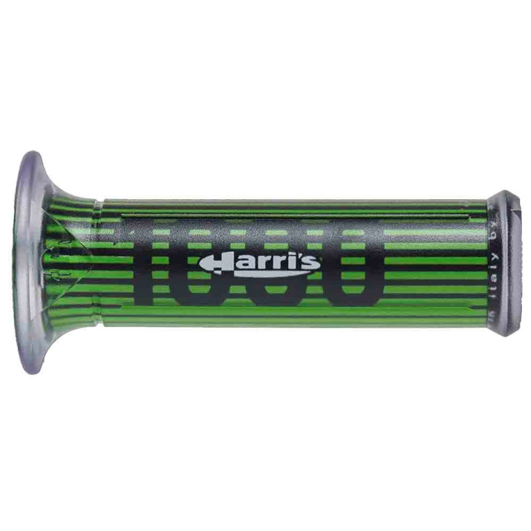 Set 2 Buc Manere Ghidon Moto Ariete Harri’s Grip Road Negru / Verde 01687/F-CV