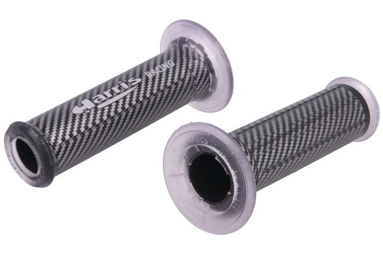 Set 2 Buc Manere Ghidon Moto Ariete Harri’s Racing Grip Road Negru / Gri 01687/FCRA