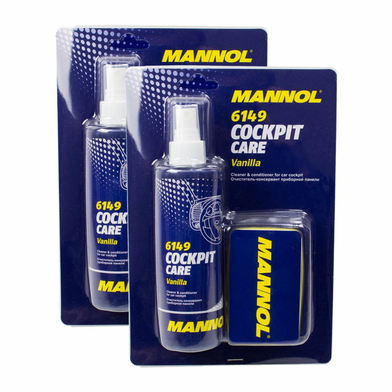 Set 2 Buc Mannol Solutie Silicon Vanilla + Burete 250ML 6149