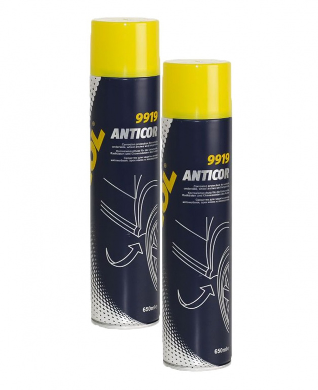 Set 2 Buc Mannol Spray Protectie Anticoroziv Si Antiabraziv 650ML 9919