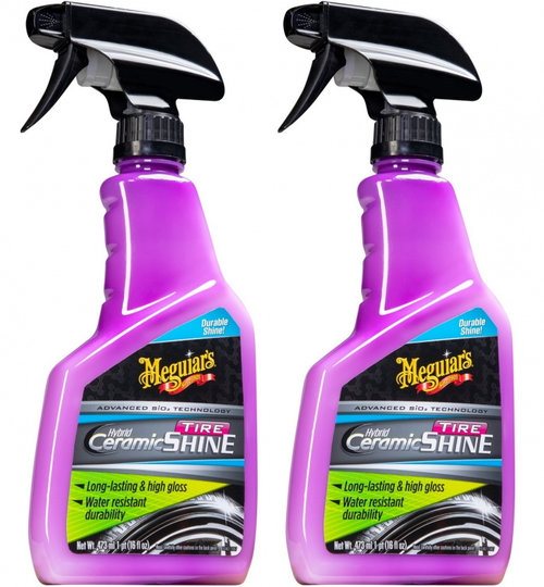 Set 2 Buc Meguiar's Hybrid Ceramic Tire Shine Long-Lasting Shine That's Durable &amp; Water-Resistan...
