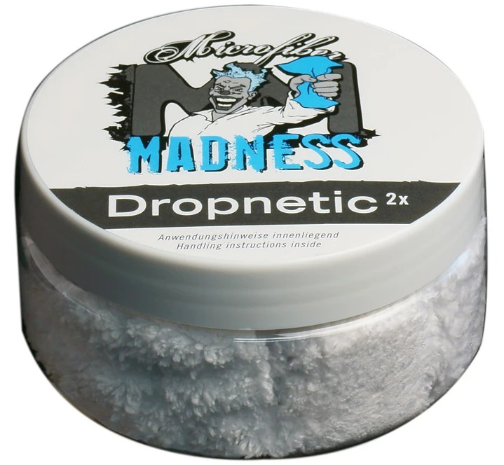Set 2 Buc Microfiber Madness Dropnetic Laventa Microfibra Magnetica Auto Alb 30cm MM-16