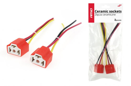 Set 2 Buc Mufa Bec H4 Ceramica Amio CS-H4 01144