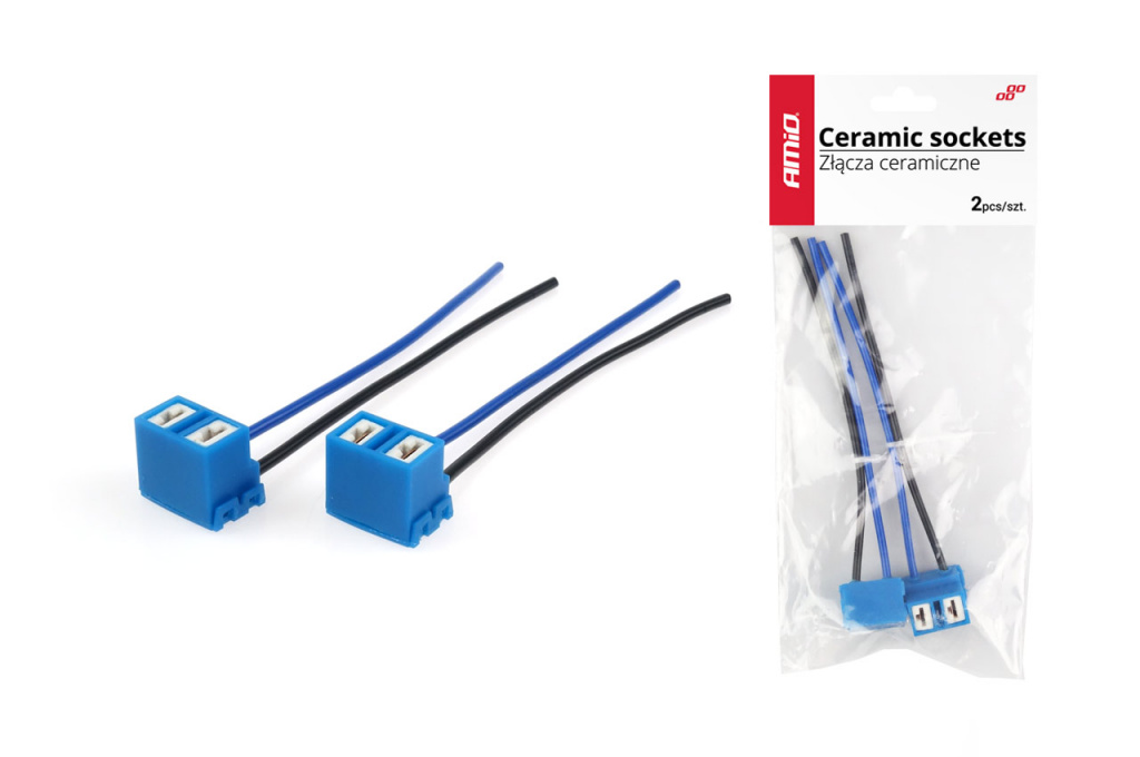 Set 2 Buc Mufa Bec H7 Ceramica Amio Tip L CSL-H7 01141