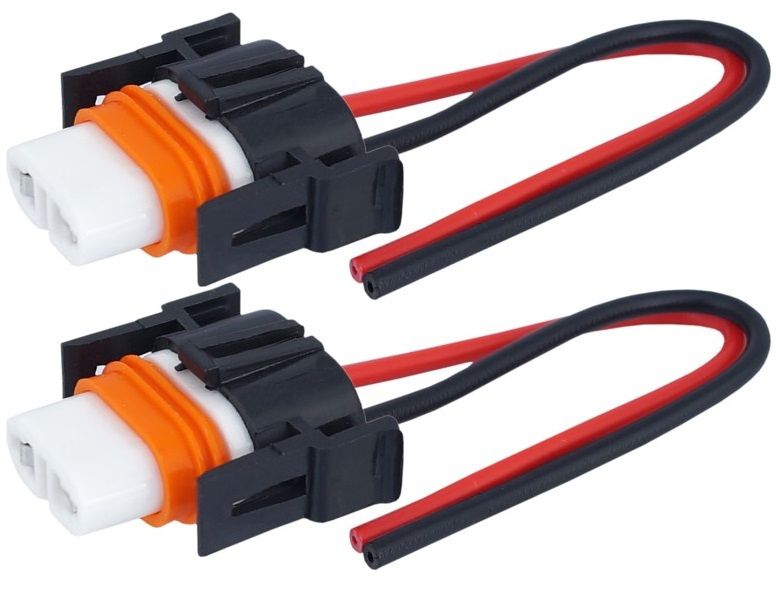 Set 2 Buc Mufa Bec H8 / H11 Drept Ceramic Cablu 15 cm Vision 58899
