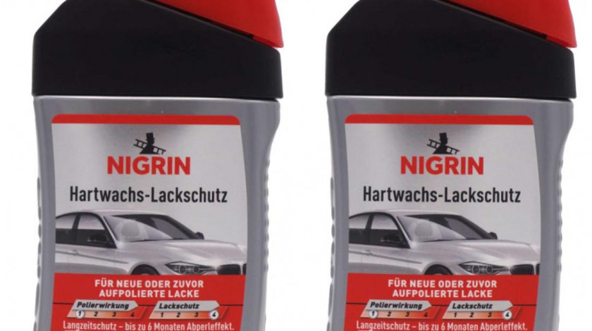 Set 2 Buc Nigrin Hartwachs-Lackschutz Solutie Protectie Vopsea Cu Ceara 300ML 72942