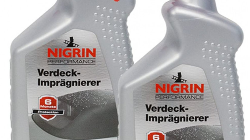 Set 2 Buc Nigrin Performance Solutie Impermeabilizare Plafon Cabrio 500ML 74183