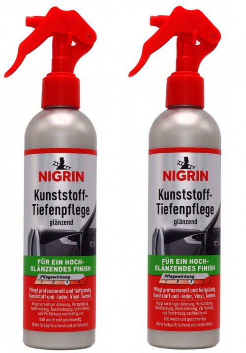 Set 2 Buc Nigrin Solutie Curatat Plastic 300ML 74016