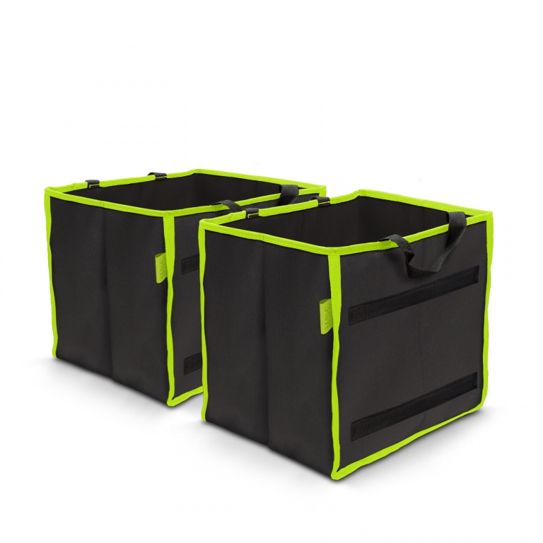 Set 2 Buc Organizator Auto Pentru Portbagaj Negru 25 x 30 x 30 cm Mnc 54925