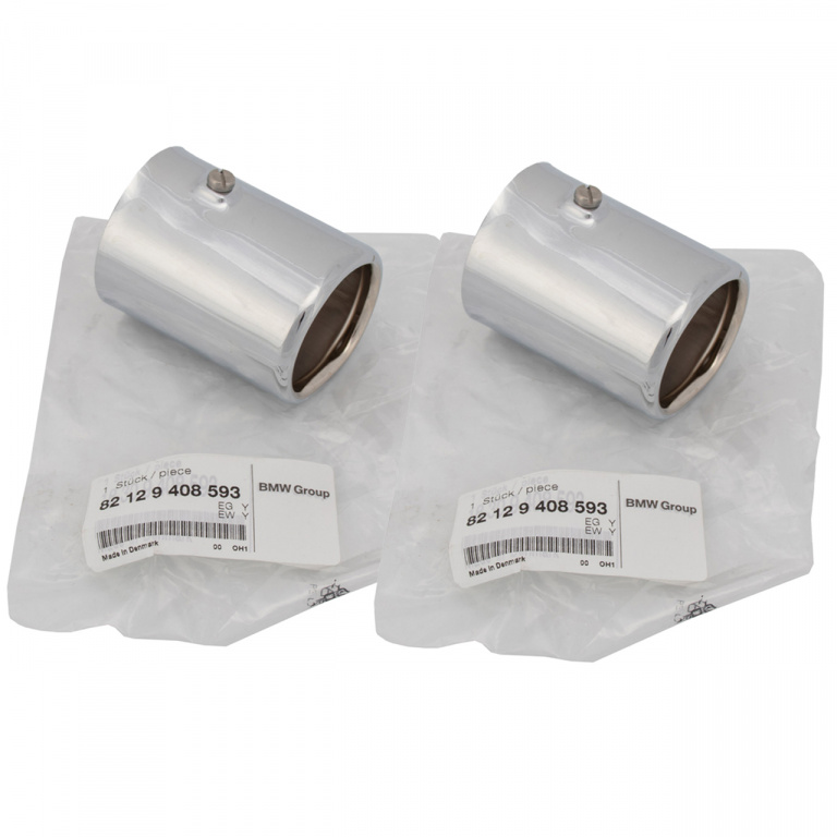 Set 2 Buc Ornament Esapament Crom Oe Bmw 82129408593