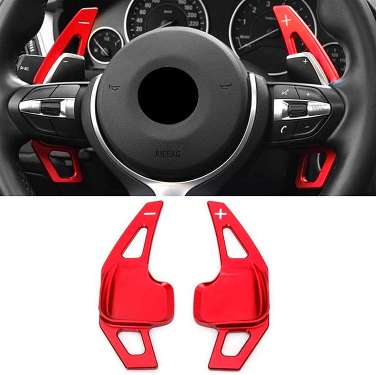 Set 2 Buc Padele Volan Compatibil Bmw X5 F15 2014-2018 8047 Rosu