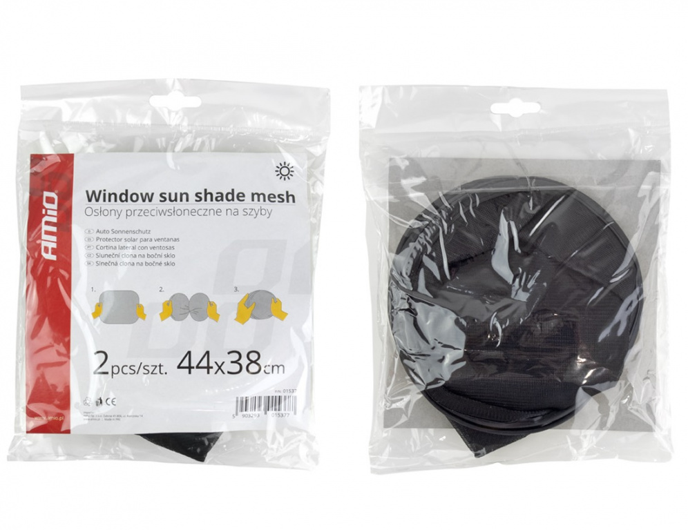 Set 2 Buc Parasolare Laterale Amio Negru 44X38CM 01537