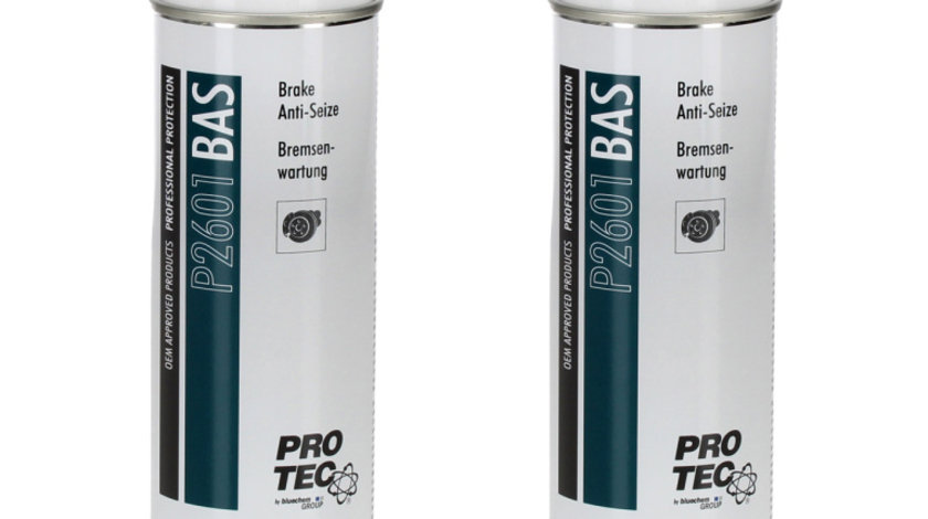 Set 2 Buc Pro Tec Brake Anti-Seize Spray Antiblocare Si Anti Scartait Frane 500ML PRO2601