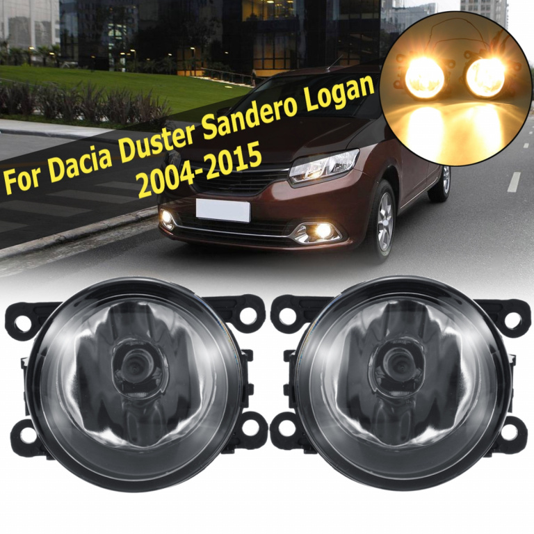 Set 2 Buc Proiector Ceata Dreapta / Stanga Am Dacia Sandero 1 2008-2012 C00019