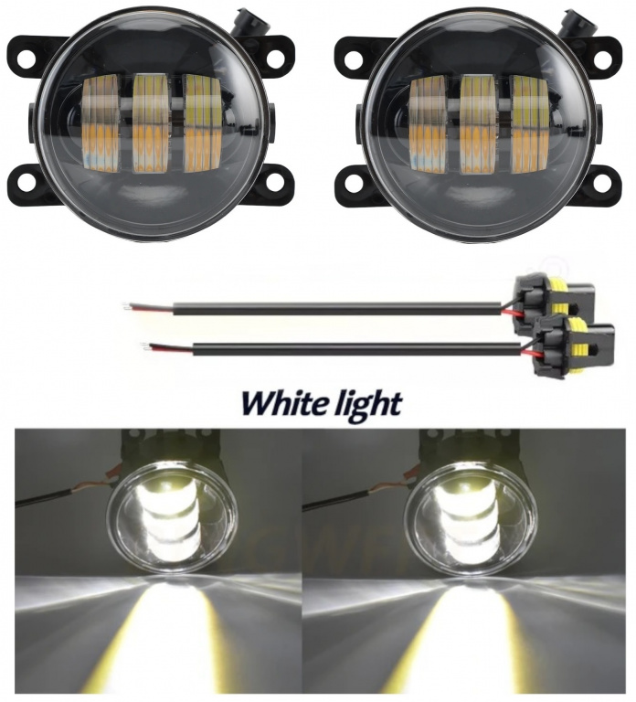 Set 2 Buc Proiector Ceata Led Dreapta + Stanga Am Citroen C-Crosser 2007-2012 HAL432