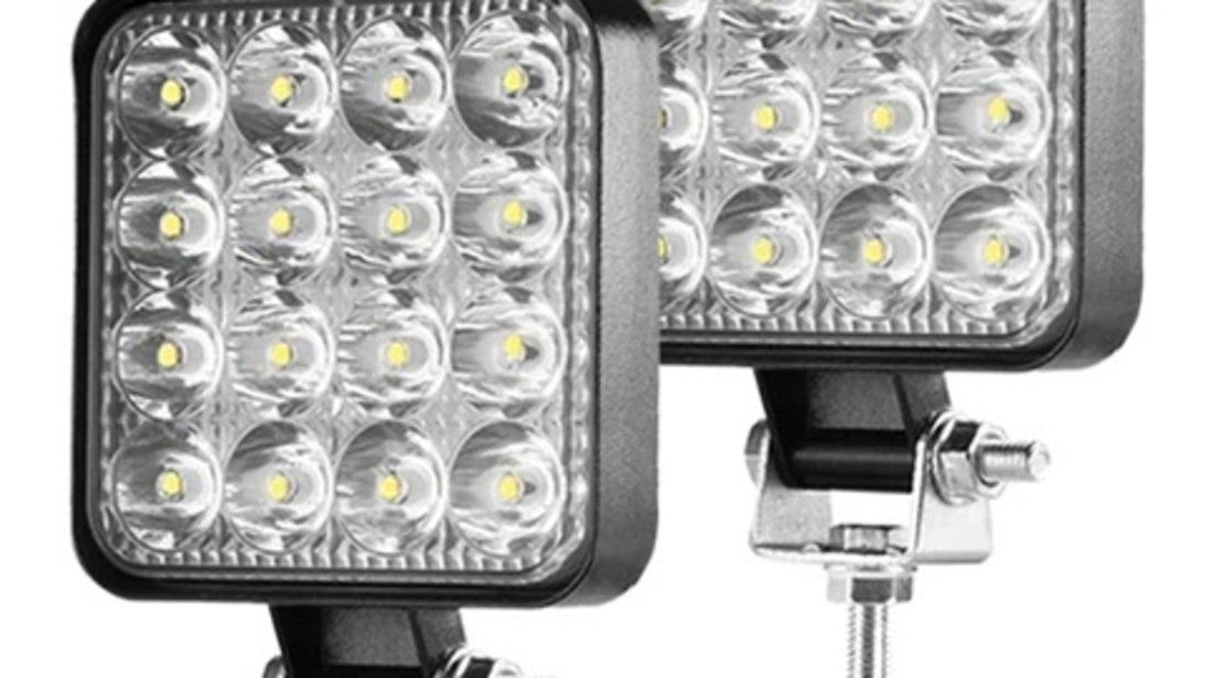 Set 2 Buc Proiector Led 45W 12/24V 6000K PL 048