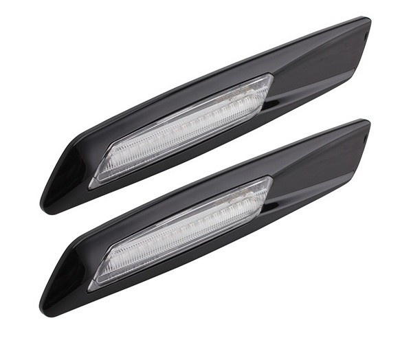 Set 2 Buc Semnalizare Aripa Led Bmw Seria 1 E87 2003-2007 Negru BTLL-104 315293
