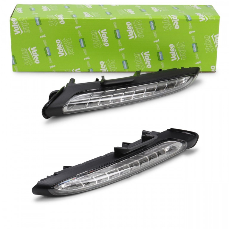 Set 2 Buc Semnalizare Cu Lumina De Zi Bara Fata Dreapta + Stanga Valeo Porsche Cayenne 2 92A 2010-2014 95863118220 + 95863118120 045145 + 045144