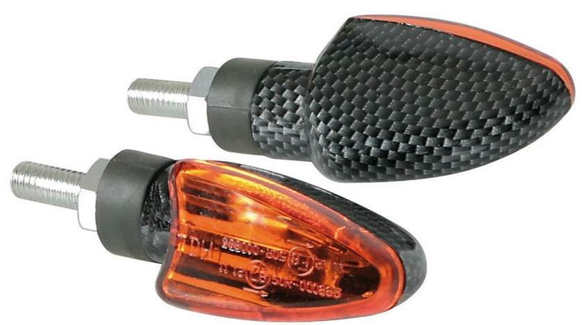 Set 2 Buc Semnalizare Moto Lampa Arrow Carbon LAM90093