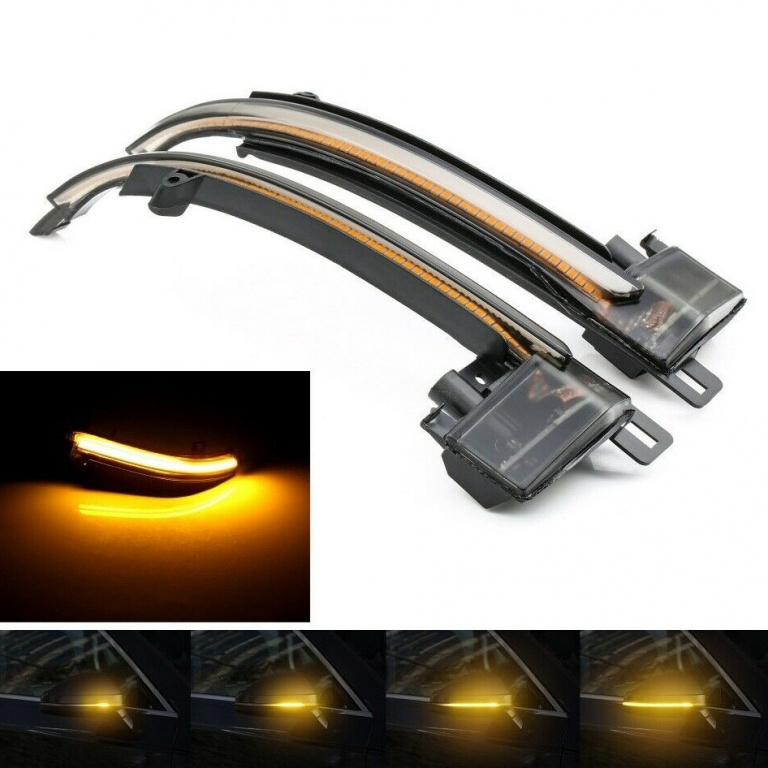 Set 2 Buc Semnalizari Oglinda Led Dinamice Audi A3, A4, A5, A6, A8, Q3 D0171