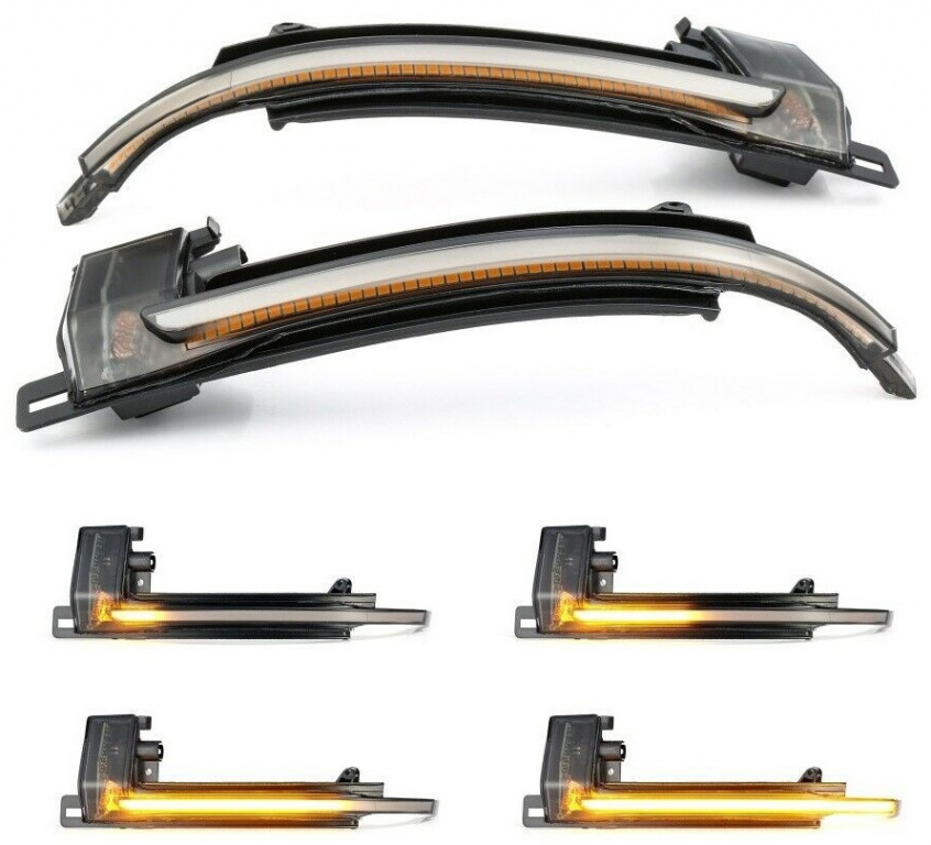 Set 2 Buc Semnalizari Oglinda Led Dinamice Audi A3, A4, A5, A6, A8, Q3 D0171
