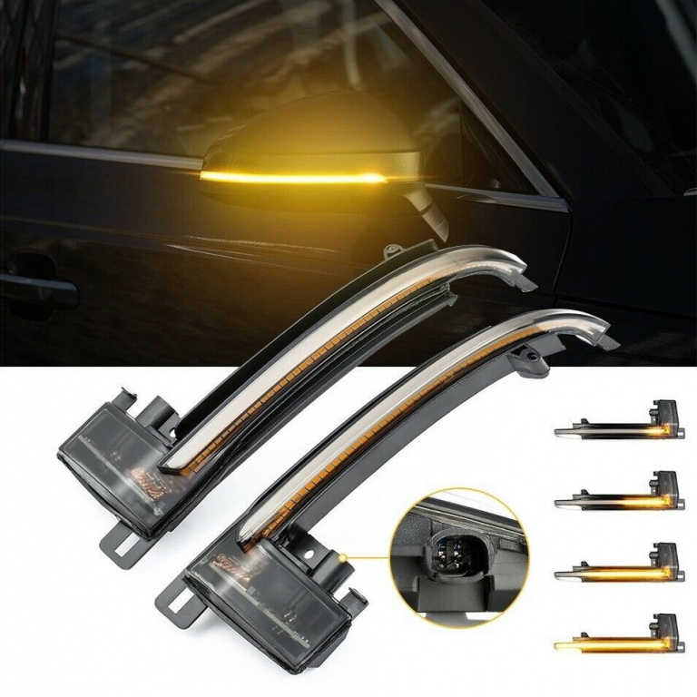 Set 2 Buc Semnalizari Oglinda Led Dinamice Audi A3, A4, A5, A6, A8, Q3 D0171