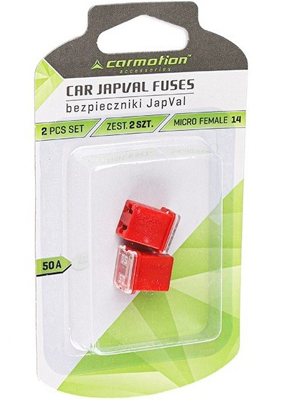 Set 2 Buc Sigurante Japval Micro Mama 14 50A Rosu Carmotion 63608