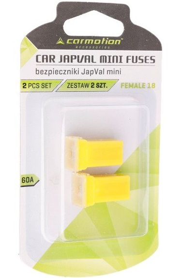 Set 2 Buc Sigurante Japval Mini Mama 18 60A Galben Carmotion 86263