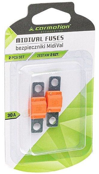 Set 2 Buc Sigurante Midival 30A Carmotion Portocaliu 63622