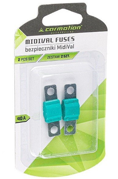 Set 2 Buc Sigurante Midival 40A Carmotion Turcoaz 63623
