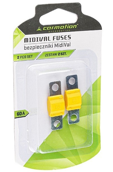 Set 2 Buc Sigurante Midival, 60A, Carmotion 63625