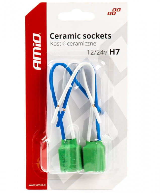 Set 2 Buc Soblu Bec H7 Ceramice Amio 03054