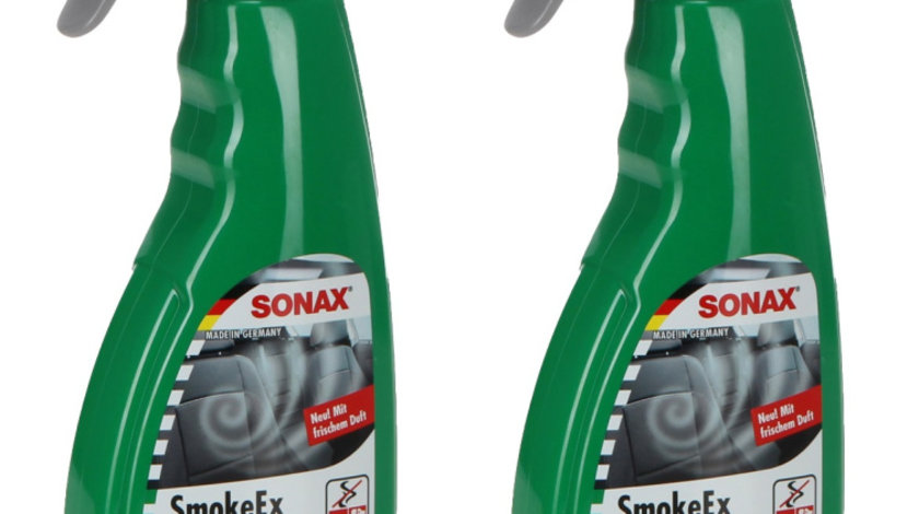 Set 2 Buc Sonax Car Breeze Smoke Ex Solutie Universala Pentru Neutralizarea Mirosurilor Neplacute 500ML 292241