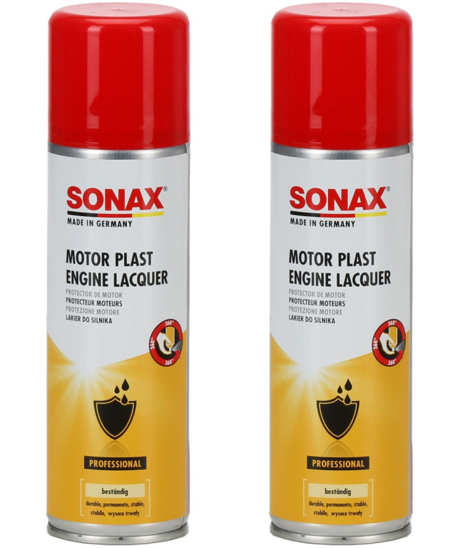 Set 2 Buc Sonax Engine Aerosol Pentru Protecția Blocului Motor 300ML 330200