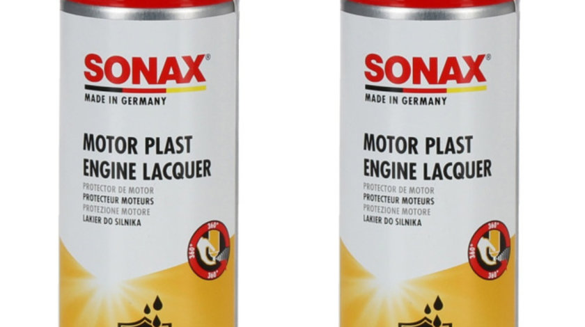 Set 2 Buc Sonax Engine Aerosol Pentru Protecția Blocului Motor 300ML 330200