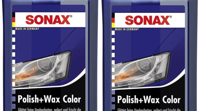 Set 2 Buc Sonax Polish &amp; Ceara Albastru 500ML 296200