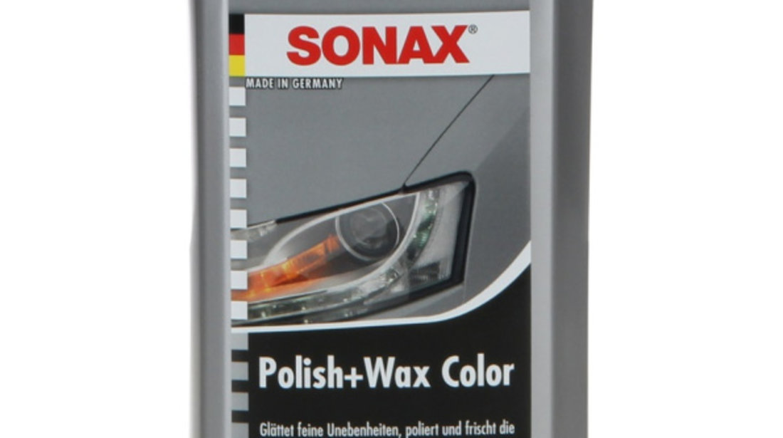 Set 2 Buc Sonax Polish &amp; Wax Colour NanoPro Polish &amp; Ceara Gri 500ML 296300