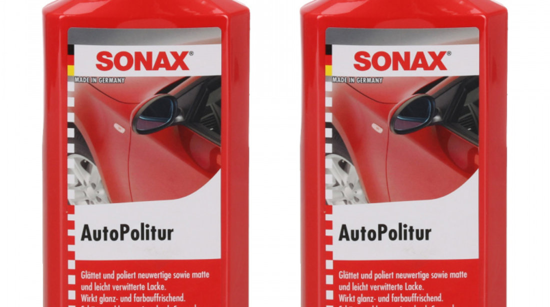 Set 2 Buc Sonax Polish Auto 500ML 300200