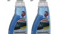 Set 2 Buc Sonax Solutie Dezghetat Parbriz 500ML 33...