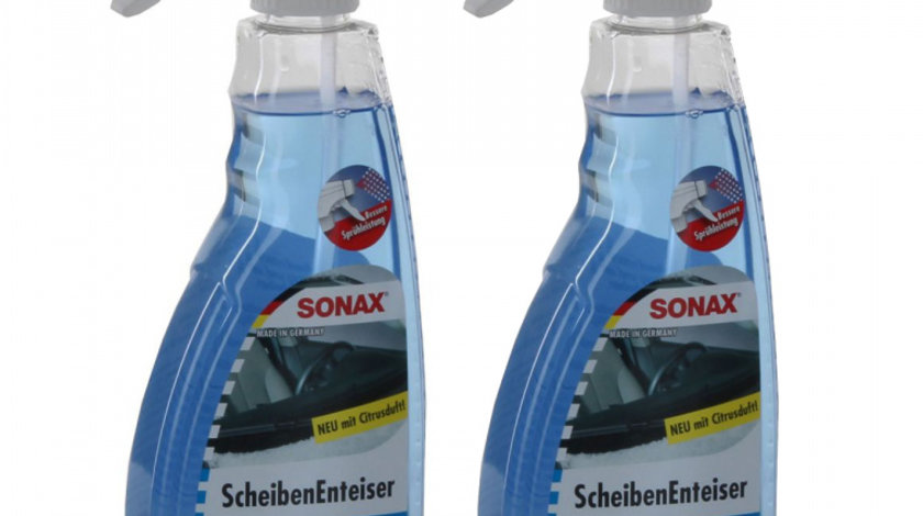 Set 2 Buc Sonax Solutie Dezghetat Parbriz 500ML 331241