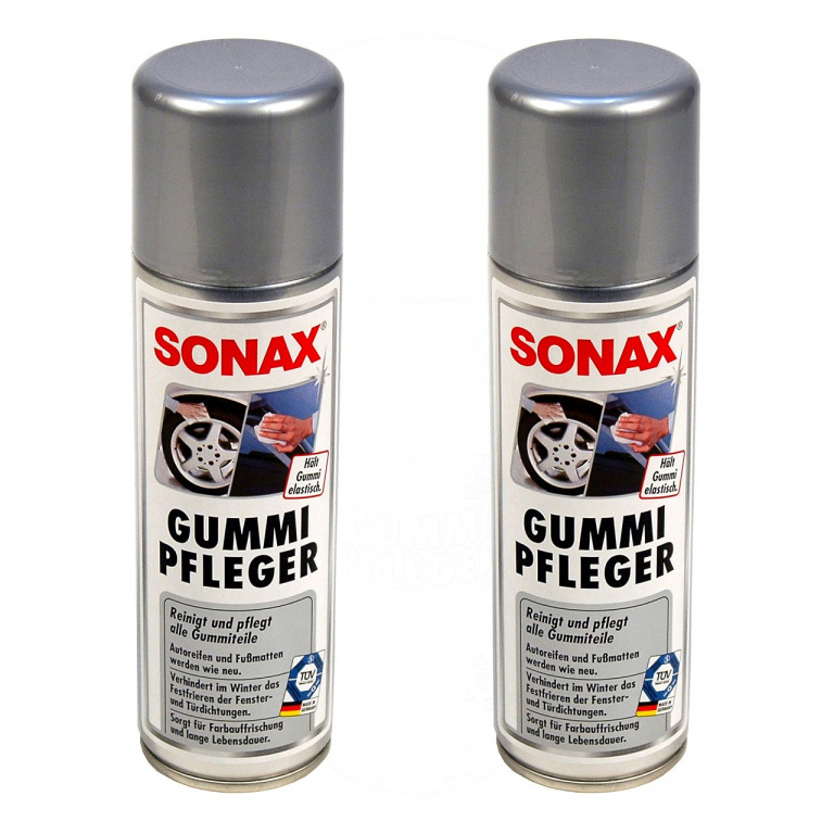 Set 2 Buc Sonax Spray Intretinere Anvelope Si Chedere Gummi-Pflege 300ML 340200