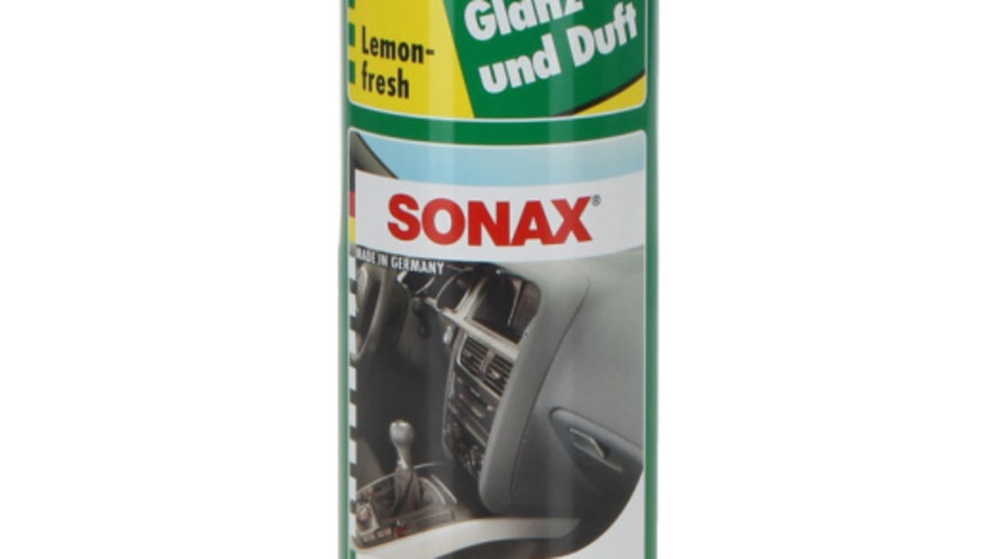 Set 2 Buc Sonax Spray Intretinere Suprafete Plastic Si Bord Lemon-Fresh 400ML 343300