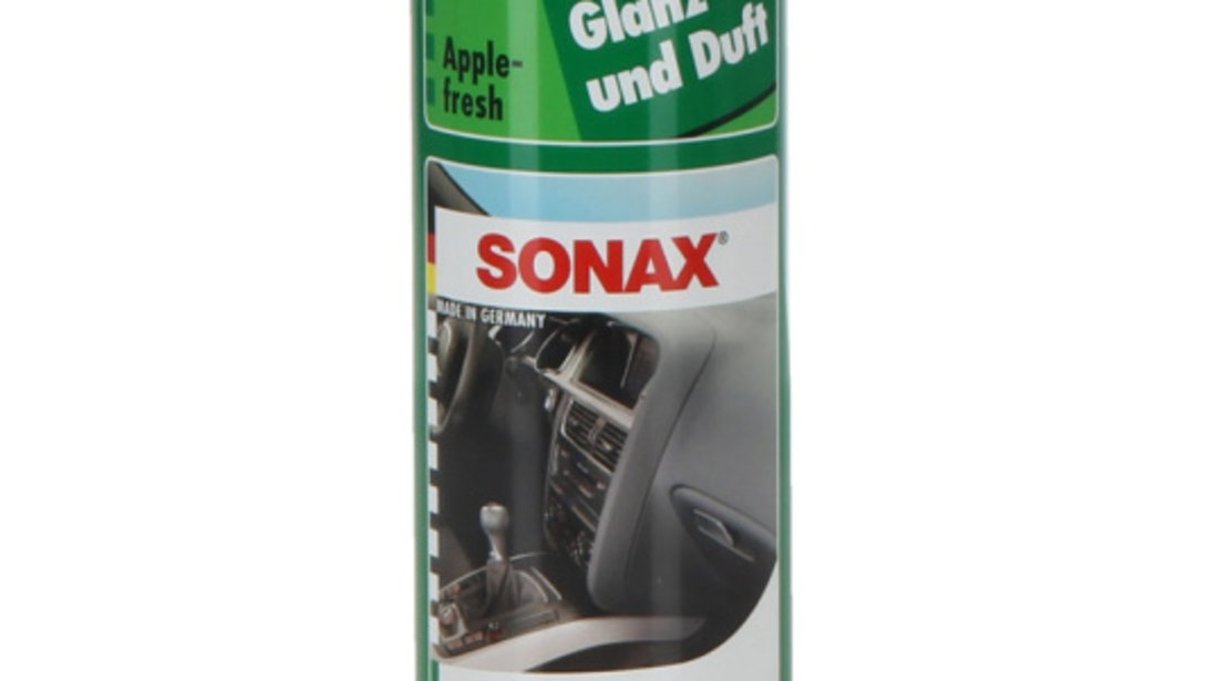 Set 2 Buc Sonax Spray Intretinere Suprafete Plastic Si Bord Apple-Fresh 400ML 344300