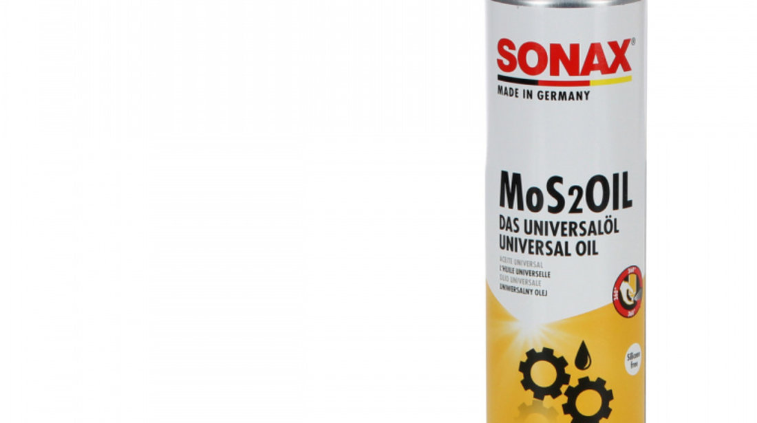 Set 2 Buc Sonax Spray Lubrifiant Universal Multifunctional Ulei Mos2 400ML 339400